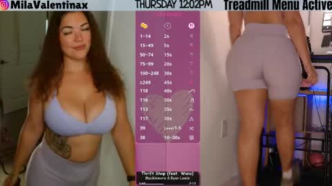 Snapshot of milavalentinax chatting on 06.04.26 Mila Valentina online show from 06.04.26