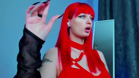 Snapshot of missbeldam chatting on 02.21.25 Miss Beldam online show from 02.21.25