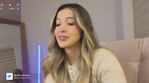 Snapshot of missmonaco chatting on 10.09.25 Emma Rivera online show from 10.09.25