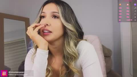 Snapshot of missmonaco chatting on 10.31.25 Emma Rivera online show from 10.31.25