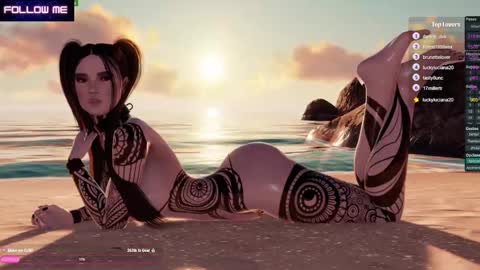 Snapshot of misstenka chatting on 02.11.26 MissTenka online show from 02.11.26