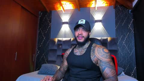 Snapshot of muscle_man19 chatting on 01.18.25 Nick online show from 01.18.25