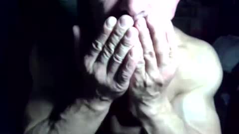 Snapshot of musclebredon chatting on 10.25.25 BRENDON online show from 10.25.25