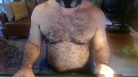Snapshot of muscledadbear chatting on 10.13.25 Jordan El Din online show from 10.13.25