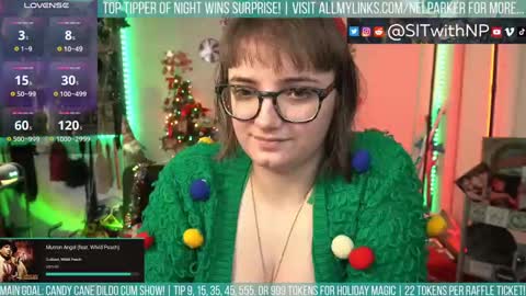 Snapshot of nelparker chatting on 12.28.24 Nel Parker online show from 12.28.24