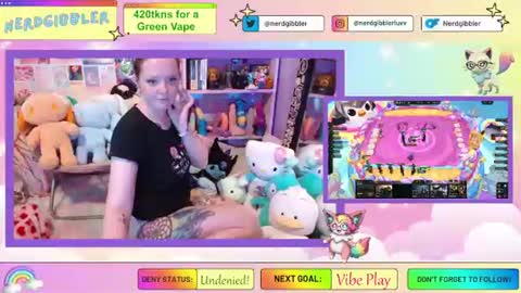 Snapshot of nerdgibbler chatting on 07.22.26 NerdGibbler online show from 07.22.26