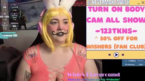 Wishs Playground online show from 03.24.26