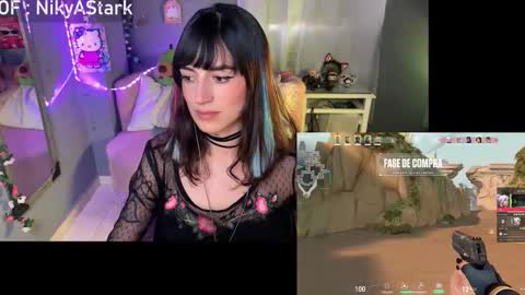 Snapshot of nikyastark chatting on 03.07.26 Niky A Stark online show from 03.07.26