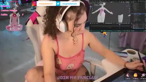 Snapshot of ninapoledance chatting on 01.07.26 Nina online show from 01.07.26