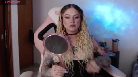 Snapshot of ninaxxstorm chatting on 10.07.25 Nina online show from 10.07.25