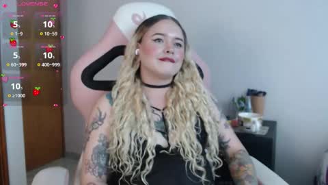 Snapshot of ninaxxstorm chatting on 10.20.25 Nina online show from 10.20.25