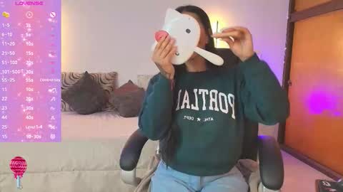 Snapshot of noa_megan chatting on 10.11.25 Gaby Megan Juliana online show from 10.11.25