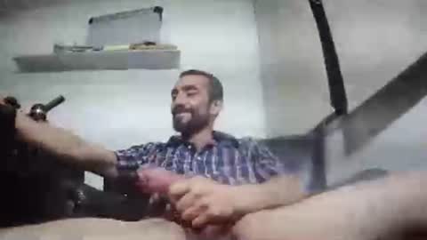 Snapshot of onfirebigman chatting on 02.26.25 Giorgeo Armani online show from 02.26.25