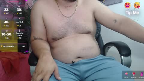 Snapshot of oso_gael chatting on 02.07.25 Bear Gael online show from 02.07.25