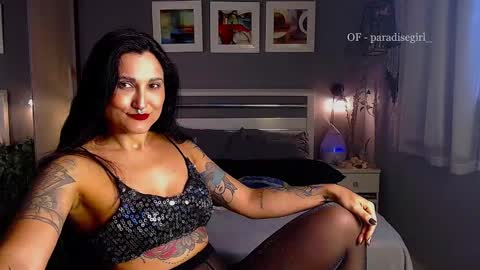 My alter ego Betinna Flowers - a tattooed Miss  -   Are you missing me come in here  -  online show from 01.06.25