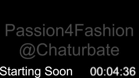 Snapshot of passion4fashion chatting on 03.01.25 Passion4Fashion online show from 03.01.25