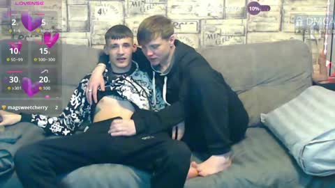 Max tall dark-haired guy with tattoos and Phil blond-haired online show from 04.18.26