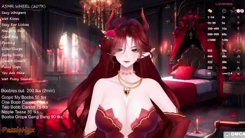 Snapshot of passionyx chatting on 02.10.25 Succubus Nyx online show from 02.10.25
