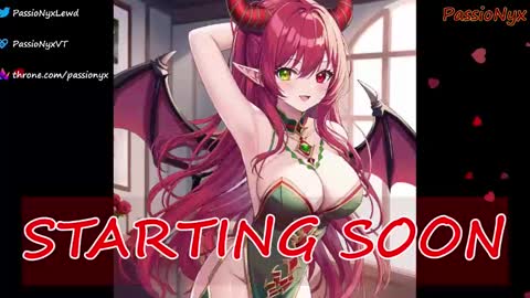 Snapshot of passionyx chatting on 03.02.25 Succubus Nyx online show from 03.02.25