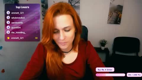 Snapshot of peppymia chatting on 11.29.25 Mia online show from 11.29.25