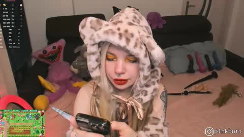 Snapshot of pinkslobber chatting on 03.19.26 Helen Goat online show from 03.19.26