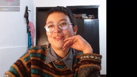 Snapshot of poly_mer chatting on 01.31.25 Poly online show from 01.31.25