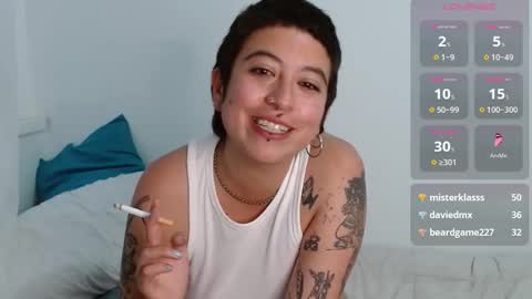 Snapshot of poly_mer chatting on 02.26.25 Poly online show from 02.26.25