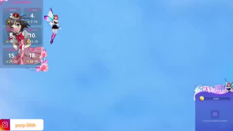 Purple Lilith online show from 02.20.25