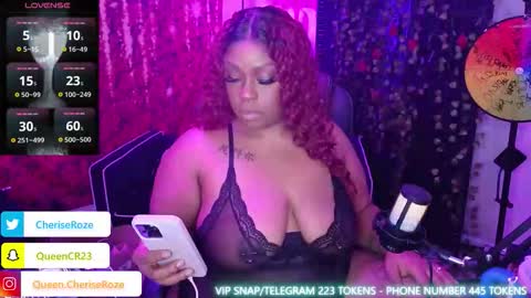 Queen Cherise Roze online show from 11.23.25