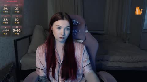 Snapshot of redhaired_kitty chatting on 03.10.25 Lina online show from 03.10.25