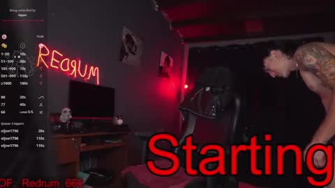 Snapshot of redrum_696 chatting on 01.19.26 Red online show from 01.19.26