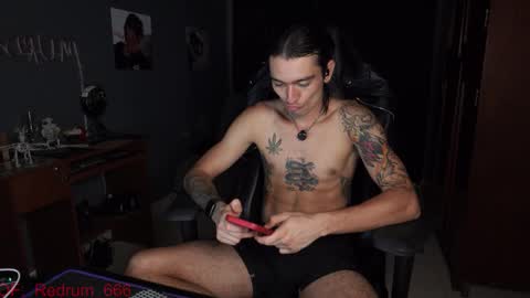 Snapshot of redrum_696 chatting on 03.13.26 Red online show from 03.13.26