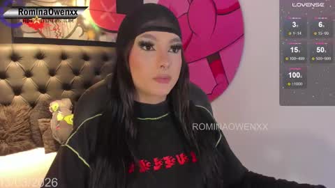 Snapshot of rominaowenxx chatting on 03.13.26 ROMINA OWEN online show from 03.13.26
