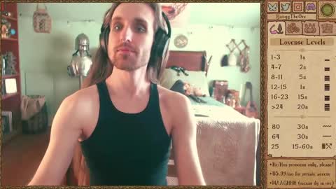 Snapshot of roogytheorc chatting on 01.28.25 Roogy online show from 01.28.25