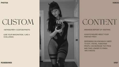 Rosie Bones online show from 04.24.26