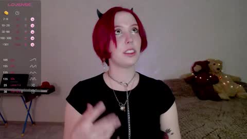 Snapshot of ruby_flame chatting on 10.25.25 Ruby Flame online show from 10.25.25