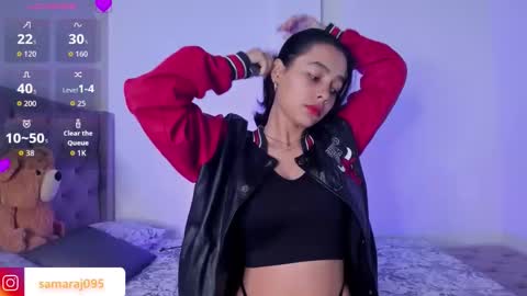 Snapshot of samara_jonnes_ chatting on 02.09.26 Samara is my name a pleasure delighted that you are here leave your thumb up it is important to me online show from 02.09.26