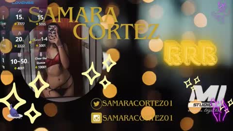 Snapshot of samaracortez chatting on 01.17.25 Sammy online show from 01.17.25