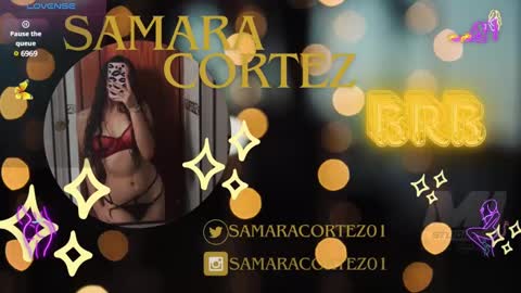 Snapshot of samaracortez chatting on 03.06.25 Sammy online show from 03.06.25