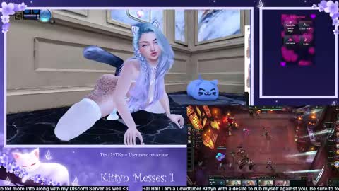 Snapshot of sassykittyn chatting on 02.25.25 Sassy Sami Kittyn online show from 02.25.25