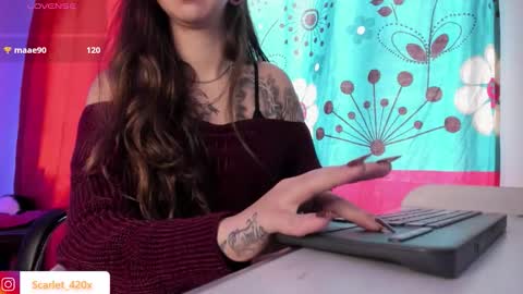 Snapshot of scarlett__cooper__ chatting on 03.08.26 Scarlett online show from 03.08.26