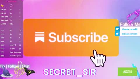 Dean Carter online show from 11.08.25