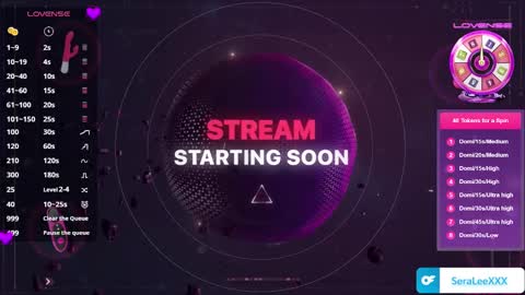 SeraLeeXXX online show from 10.07.25