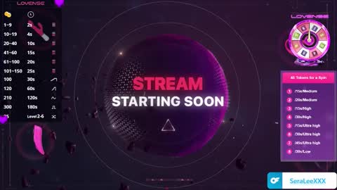 SeraLeeXXX online show from 12.17.25