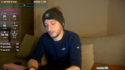 Snapshot of shadysinnerman chatting on 11.29.25 Sinnermann online show from 11.29.25