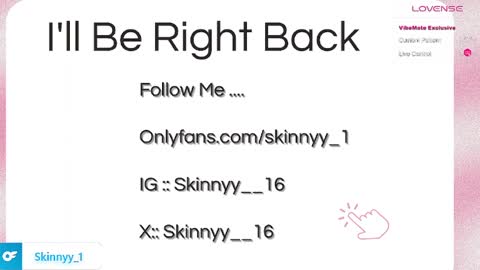 Skinnyy   online show from 04.28.26
