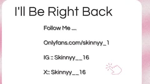Skinnyy   online show from 04.29.26