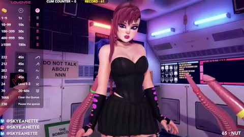 Snapshot of skyeanette chatting on 11.08.25 SkyeAnette online show from 11.08.25