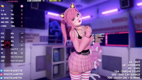 Snapshot of skyeanette chatting on 11.22.25 SkyeAnette online show from 11.22.25