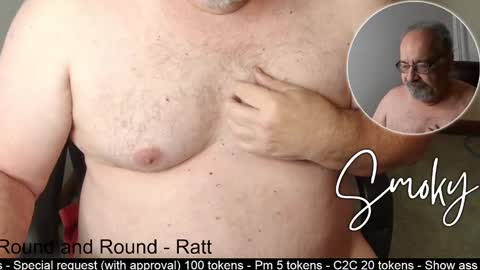 Snapshot of smokymountanman chatting on 12.01.24 smokymountanman online show from 12.01.24